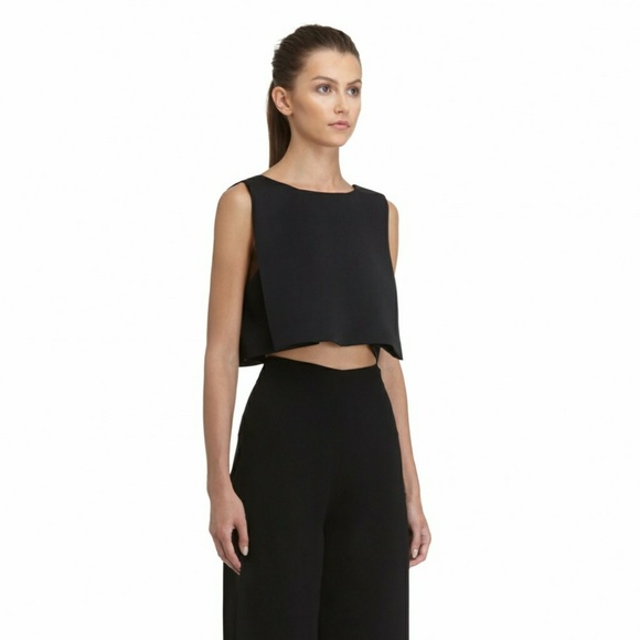 AQ/AQ Tops - Dania Low Back Crop Top